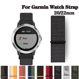Garmin Vivoactive 3 4 Band 20mm 22mm Strap For Nylon Elastic Bracelet For  Vivomove Venu 2 Plus Watch Forerunner 245 Watchband