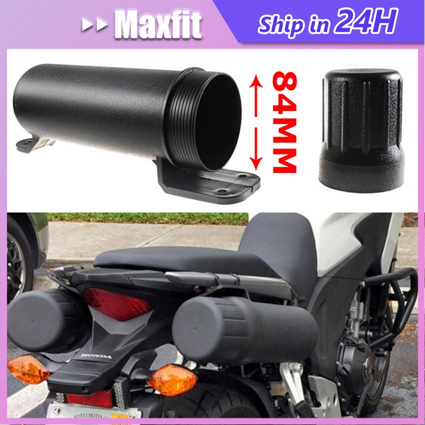 Motorcycle Waterproof Tool Tube - Storage Box For Gloves, Raincoat, Tools (Universal Fit)