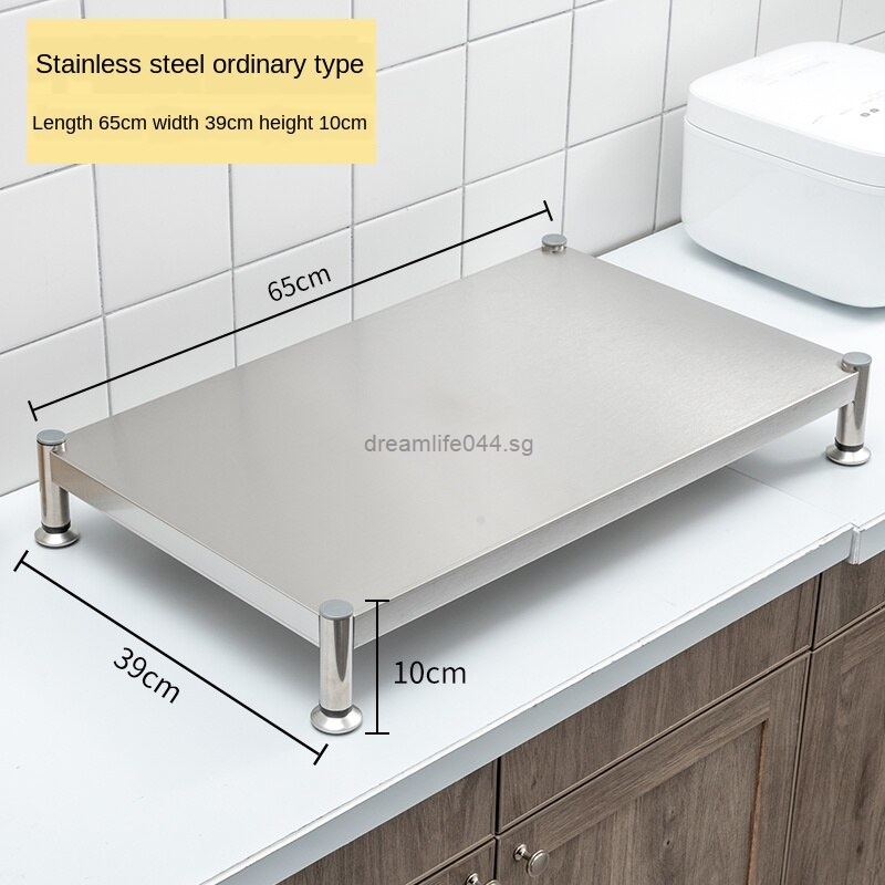 Stainless Steel Kitchen Storage Household Induction Cooker Bracket Table Gas Stove Cover Base