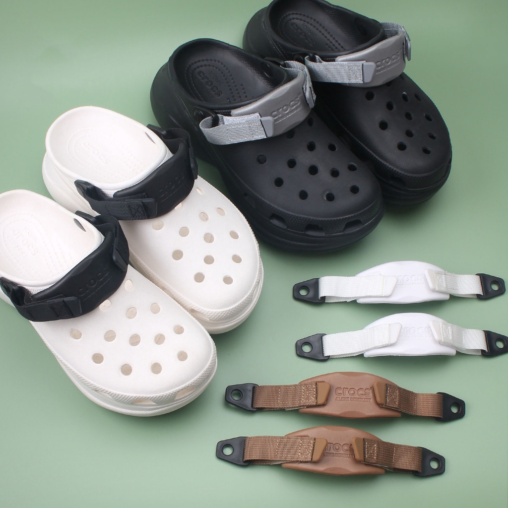 Mens crocs best sale with velcro strap