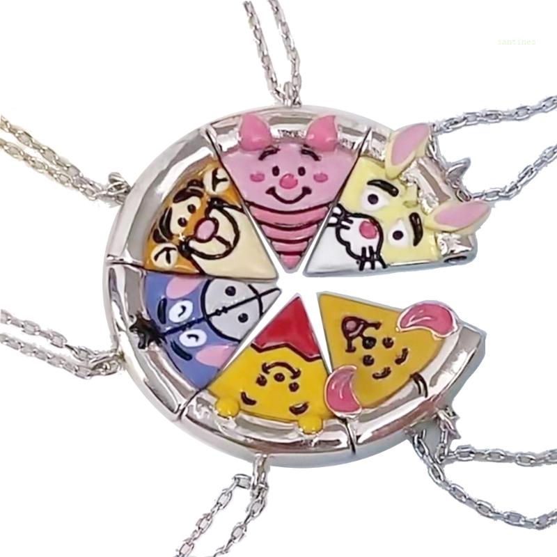 Pizza friendship necklace for 8 clearance