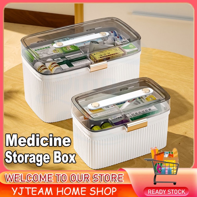 【IN Stock】Multifunctional First Aid Box Household High-capacity Medical ...