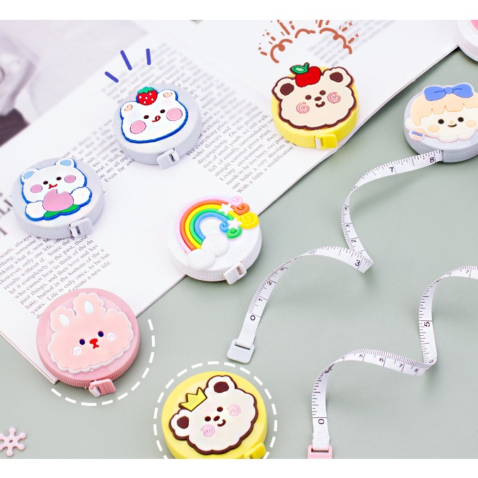 NEWEST Mini Meter Cute Character Clothes Roll Meter Body Circumference ...