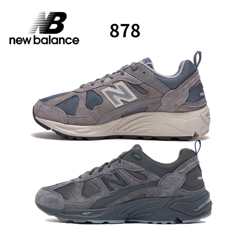 New Balance 878 NB878 gray black retro men women running shoes casual Mesh sports NewBalance Training Shoes