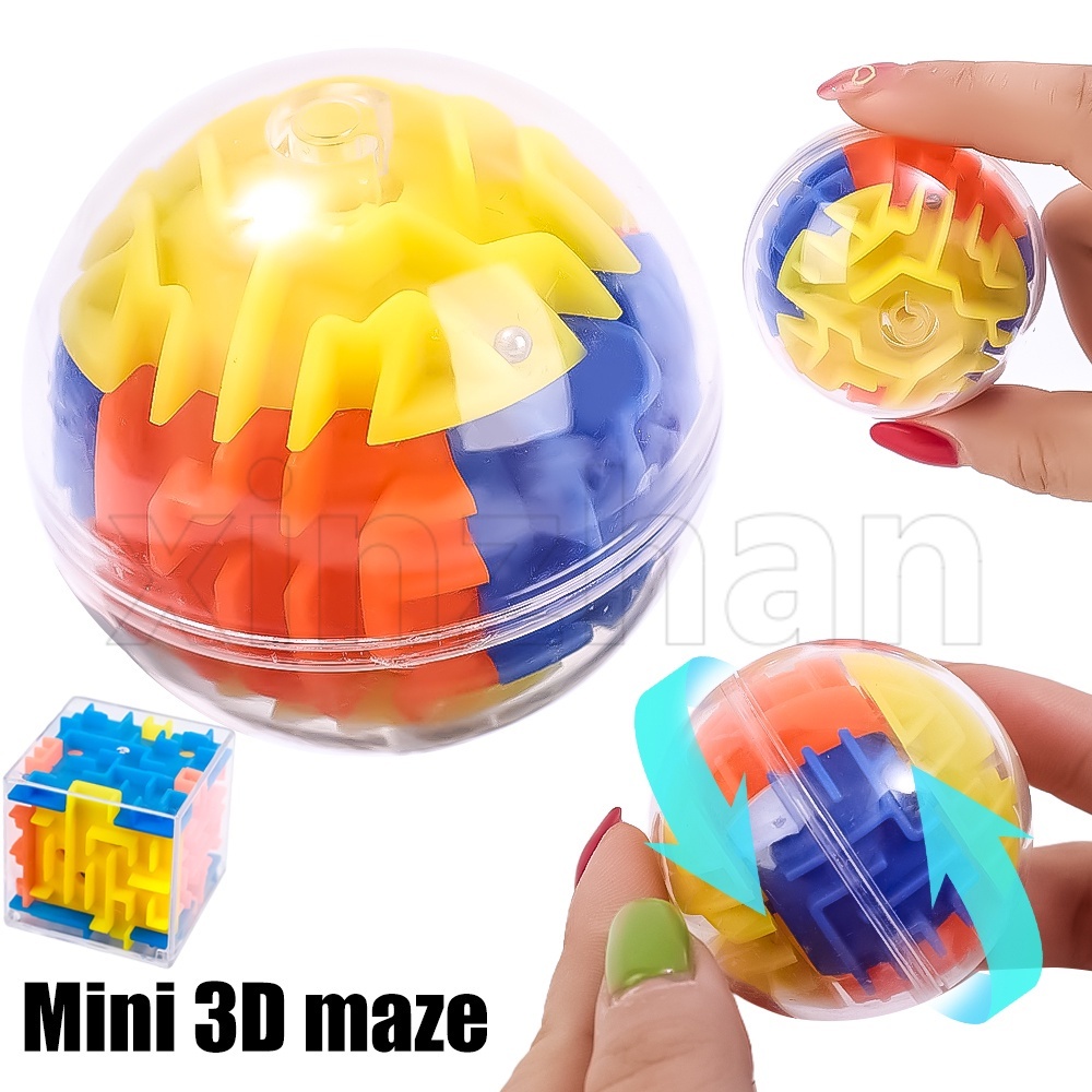 Round Bead Maze Toy for 5-10 Years Old Baby / 3D Gravity Memory ...