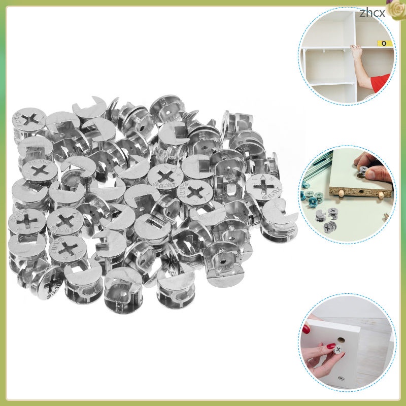 Furniture Cam Lock Connector Nut Fastener Screwsand Connectors Screw