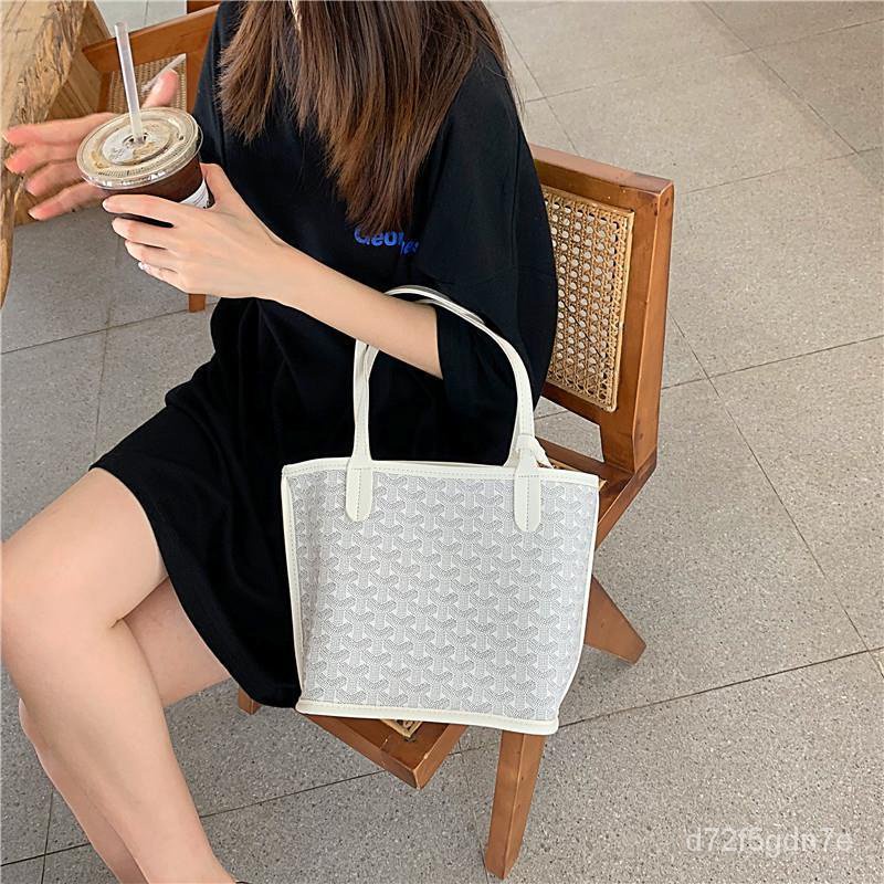 Goyard tote bag Star Female New Style 2020 Korean Dog Vegetable Basket  Shoulder Large Capacity Handbag Small