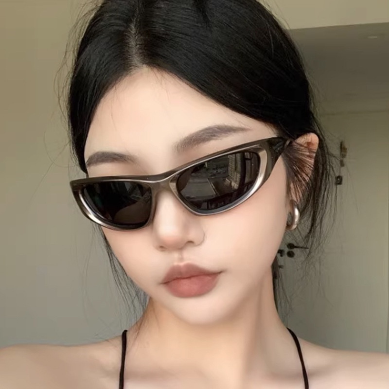 Cyber Steampunk Y2K Sports Sunglasses Women Men 2023 Luxury Brand Retro