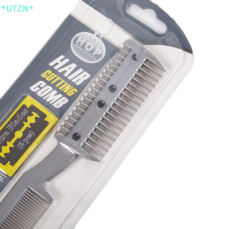 [UtilizingS] Professional Hair Razor Comb Hair Trimmer Hair Comb with ...