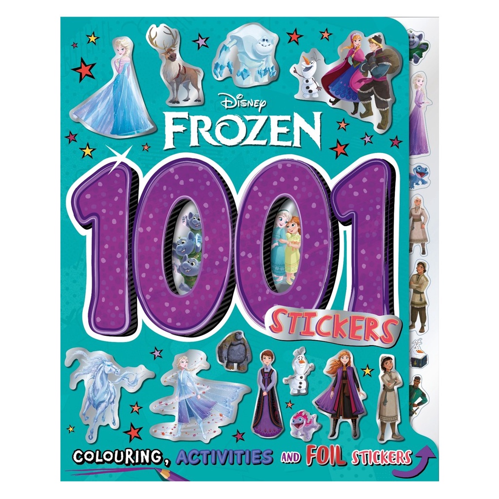 Frozen Disney 1001 Stickers Book With Elsa Anna Olaf Activities ...