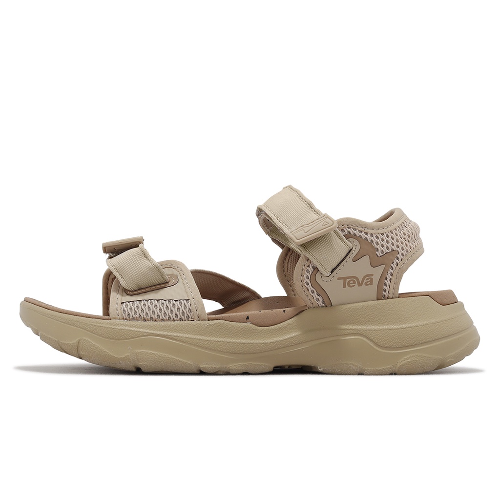 Teva Sandals W Zymic Milk Tea Color Sand Velcro Felt Adjustable Women's ...