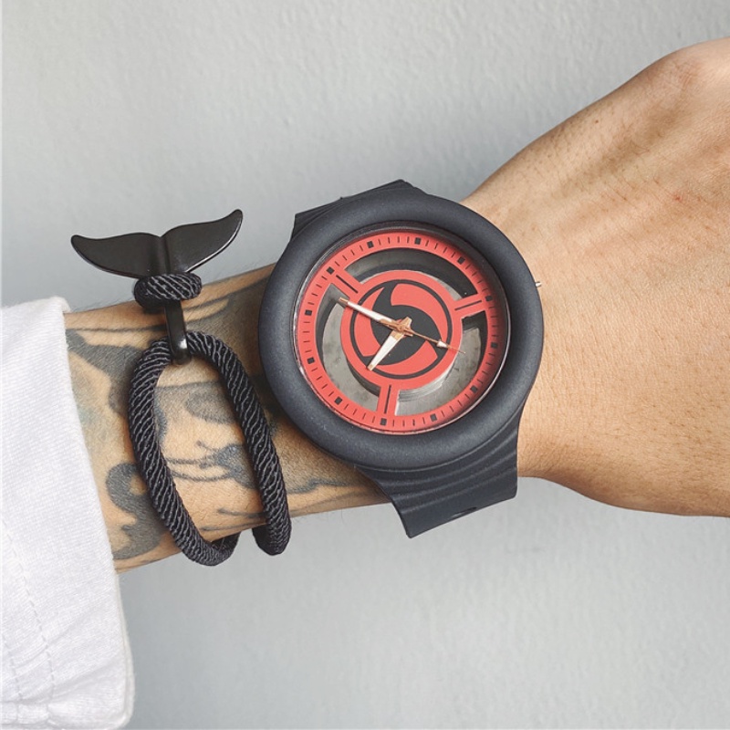 Anime Naruto Watch Ninja Akatsuki Itachi Kakashi Sharingan Cosplay  Accessory Sports Fashion Analog Men Watches