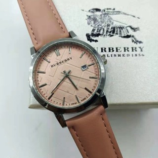 Burberry leather grey cheap original watch strap bu9359