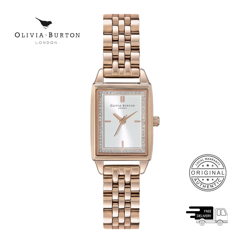 Rectangular clearance womens watch