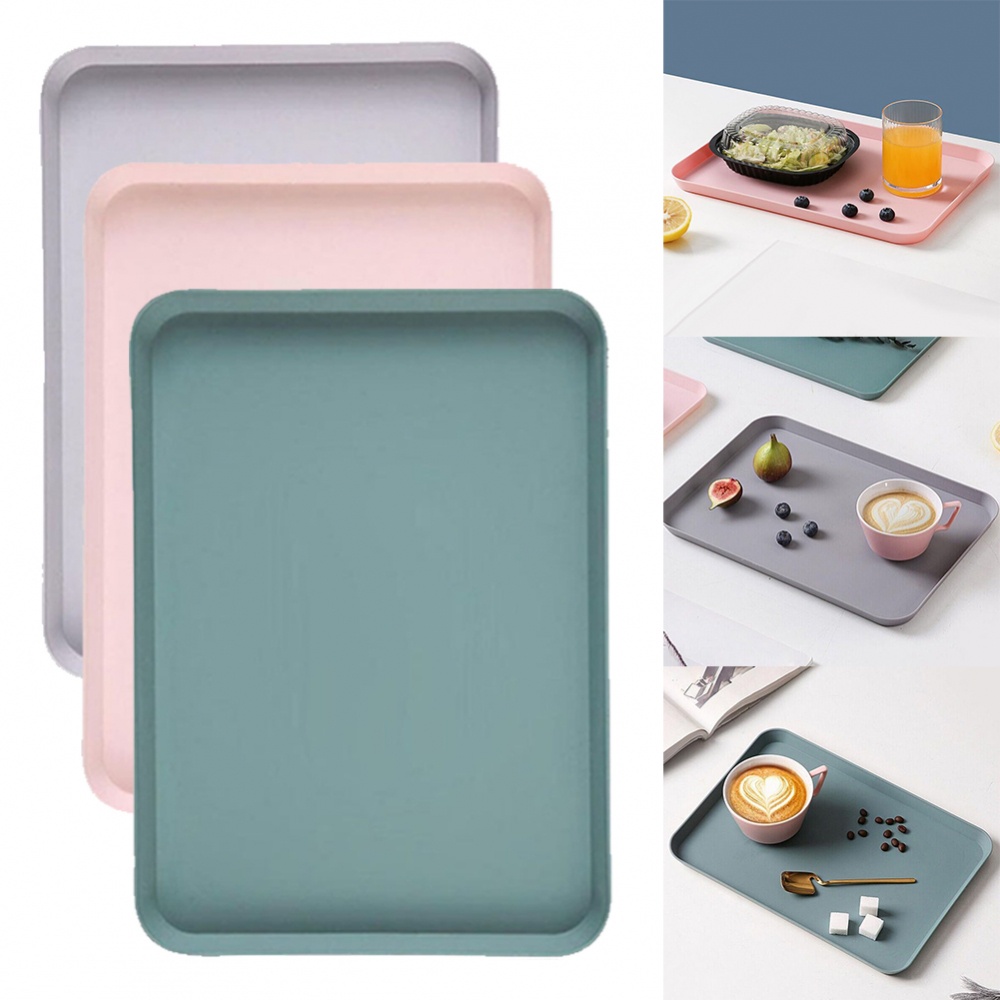 A~LA~Kitchen Heat-Resistant Trays Plate Smooth Dinner Plate Flat ...