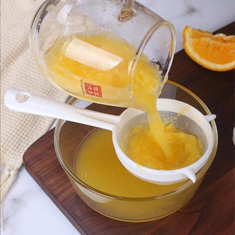 Kitchen Handheld Plastic Reusable Screen Mesh Tea Leaf Strainer Flour ...