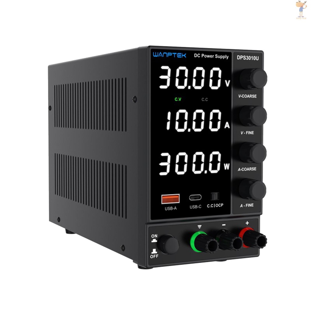 WANPTEK DPS3010U 0-30V 0-10A 300W Switching DC Power Supply 4 Digits Display LED High Precision Adju   TOLO5.15