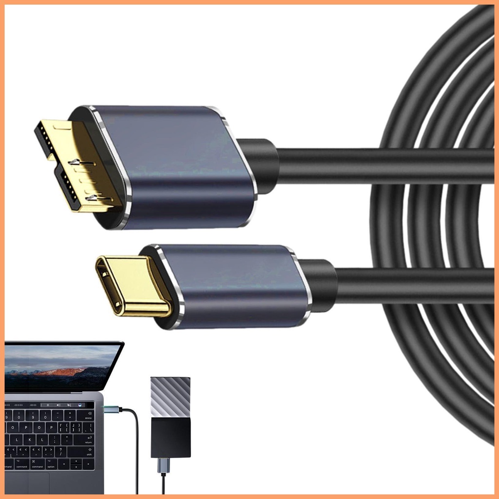USB Hard Drive Cable Universal TypeC Mobile Cord 3A Fast Charging