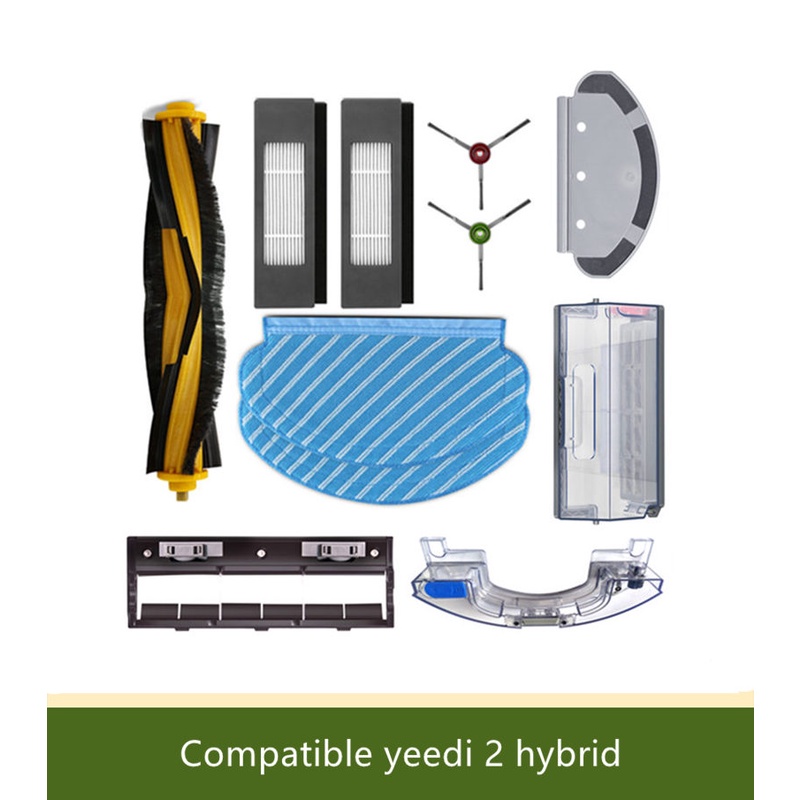 Kit Filtri E Accessori Per Aspirapolvere Yeedi, 9 Pezzi, Compatibile Con Modelli K600 E K602 (K602g-kta)