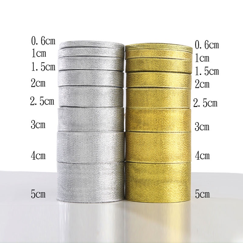 22M 6mm 10mm 15mm 25mm 40mm 50mm Gold Satin Ribbon Gift Tape Crafts DIY  Natural Ribbon Bow Flowers Trim Wedding Party Decoration