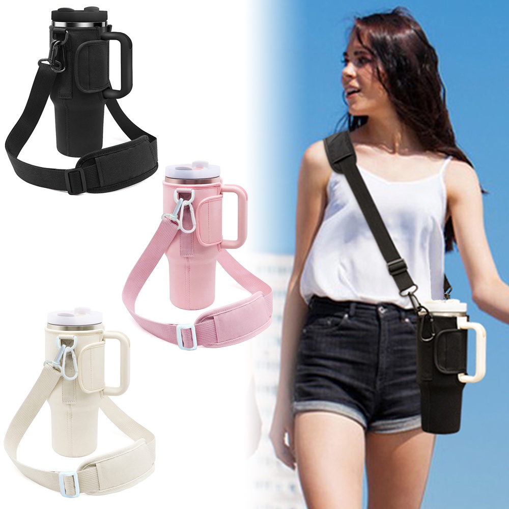 Water Bottle Carrier Bag for Stanley Quencher Adventure 40