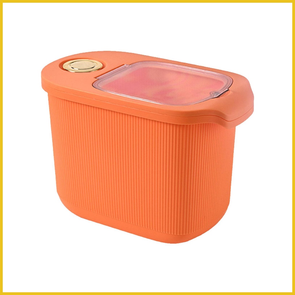 Rice Bucket Dry Food Bin Container Grain Bucket With Measuring Cup