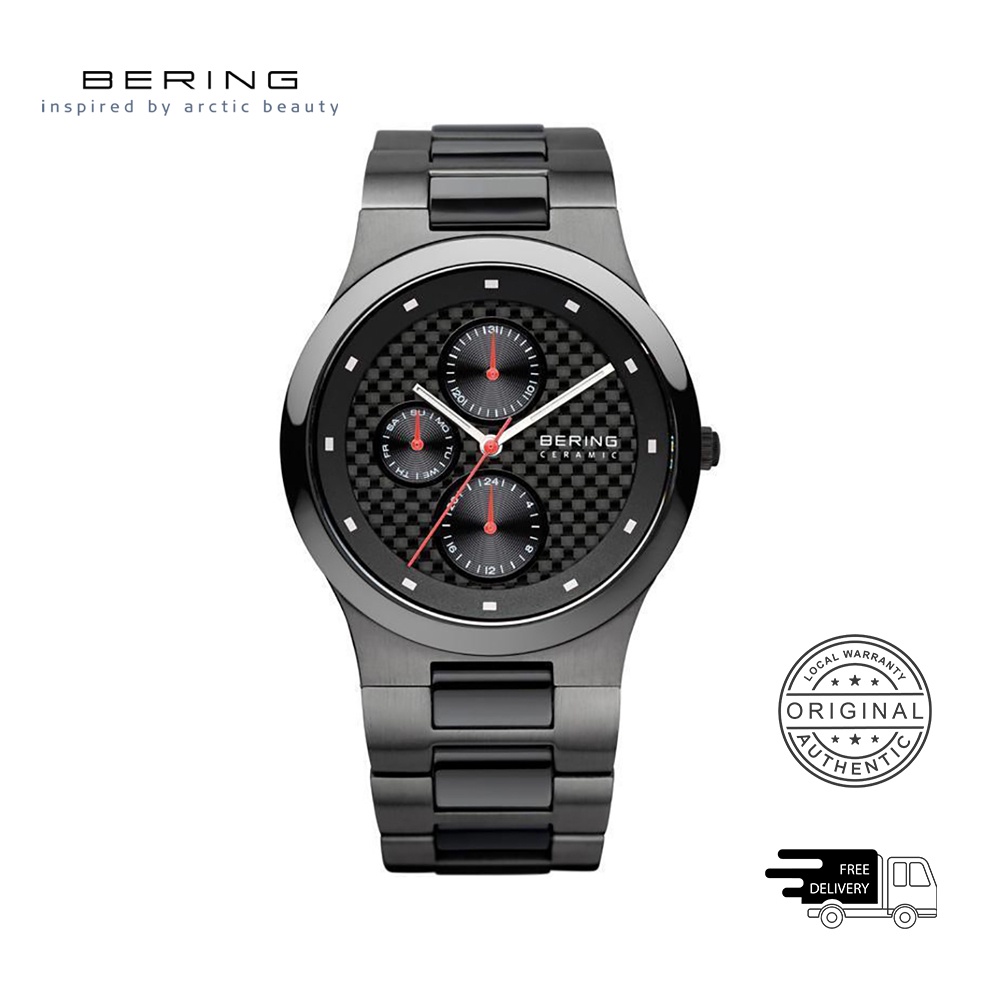 BERING Ceramic 32339 782 Black 39 mm Men s Watch Shopee Singapore