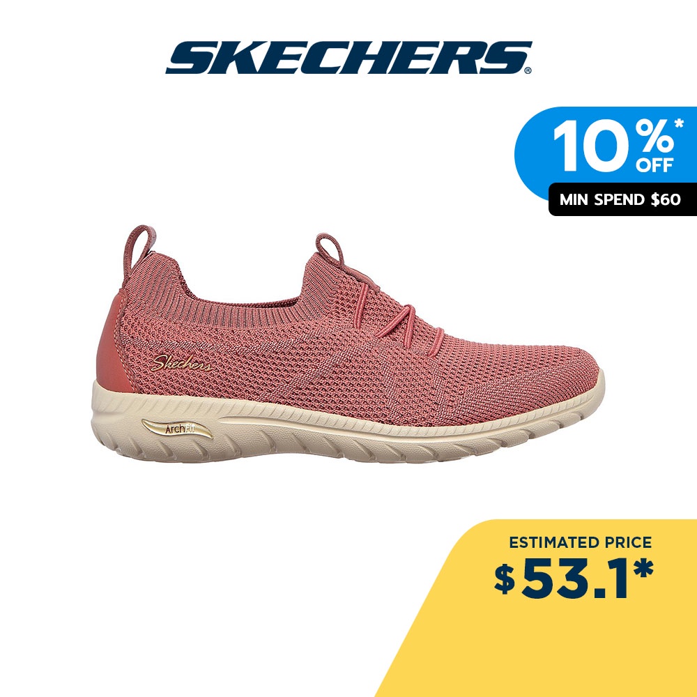 Skechers Women Arch Fit Flex Shoes - 100285-ROS | Shopee Singapore