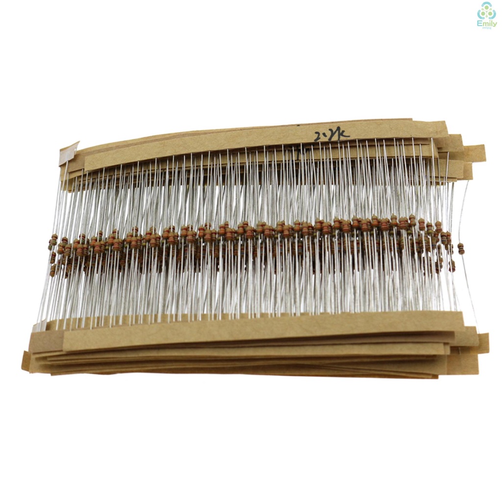 1/6W Carbon Film Resistors Kit 5 Resistors Set 101M Ohm Carbon Film Resistors with