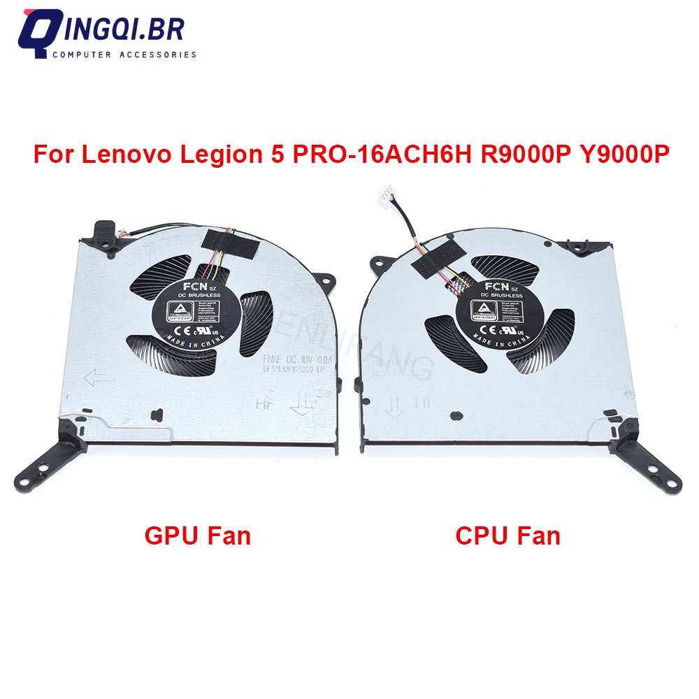 New CPU Cooling Fan For Lenovo Legion 5 PRO16ACH6H R9000P Y9000P DFSAL12E064860 5H40S20280