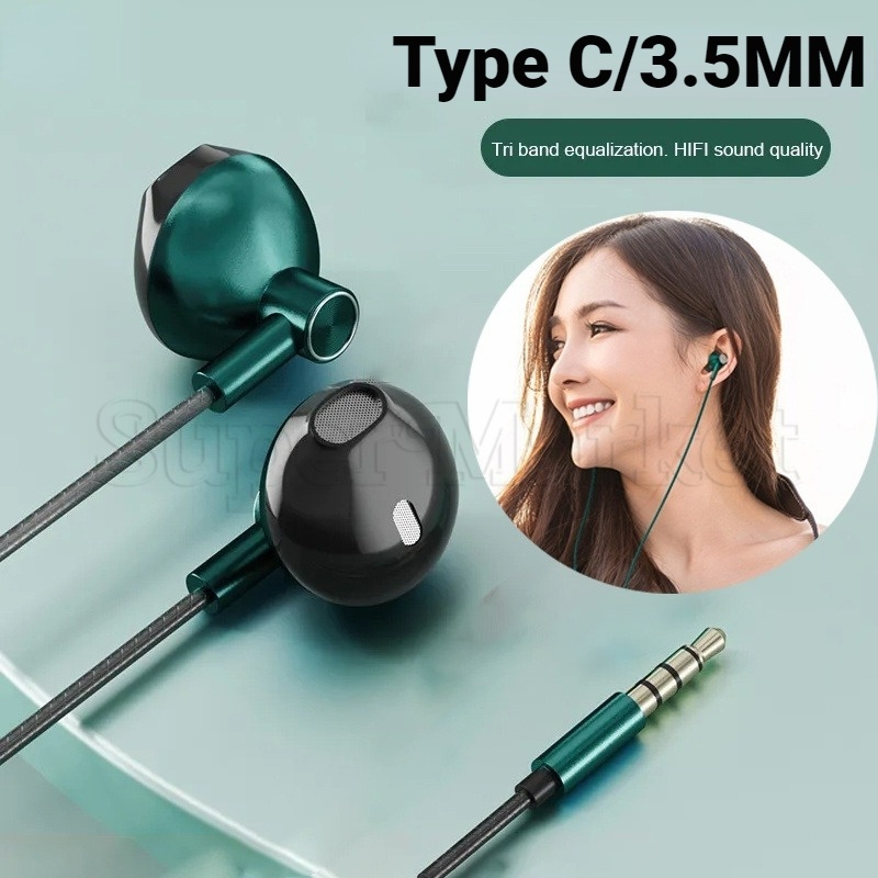 TypeC 3.5MM Wired Headphones / Latencyfree Music Gaming Earphone