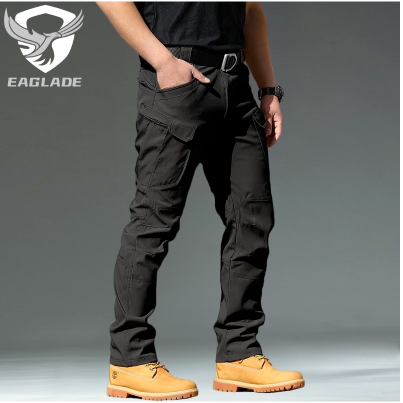 EAGBLADE Tactical Cargo Pants for Men IX7-Stretch In Black | Shopee ...