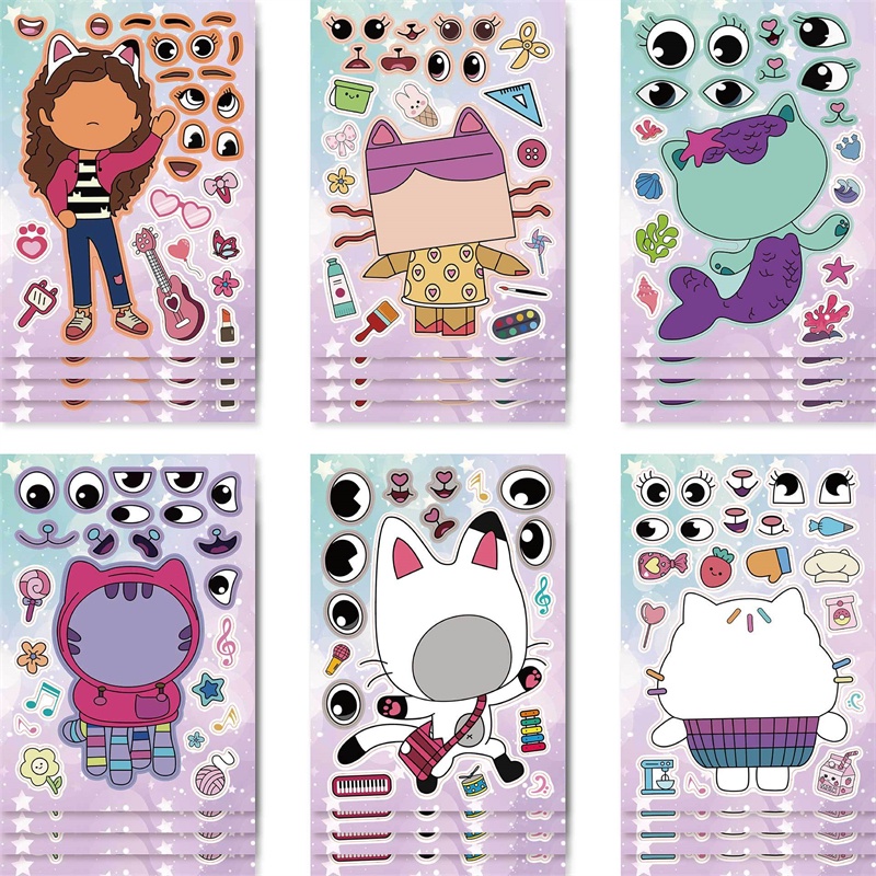 Gabby'S Dollhouse Stickers-Set