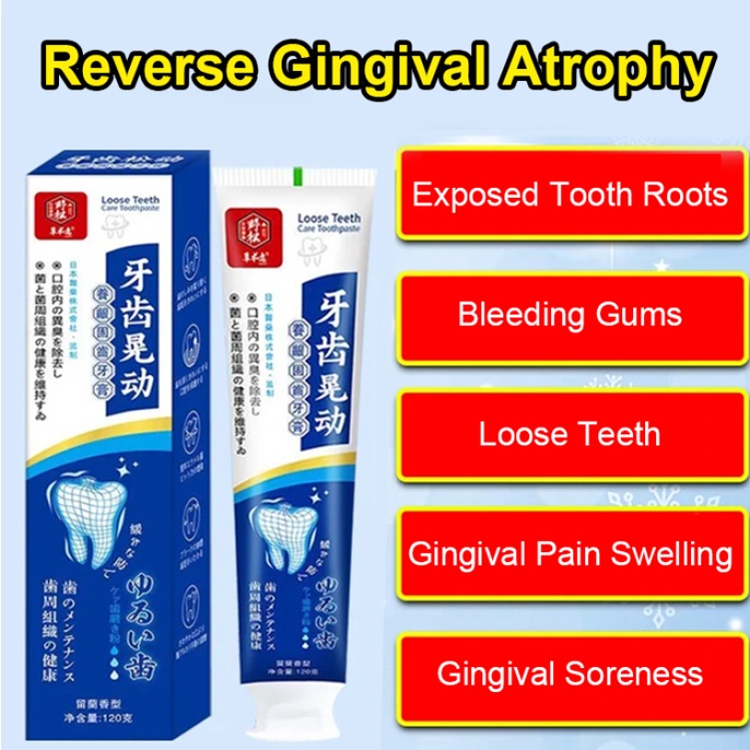 Teeth Strengthening Toothpaste / Reverse Gingival Atrophy 牙齿松动固齿牙膏【N