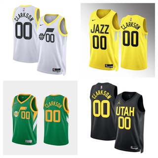 Utah Jazz 00 Jordan Clarkson White Jersey 2022-23 Association