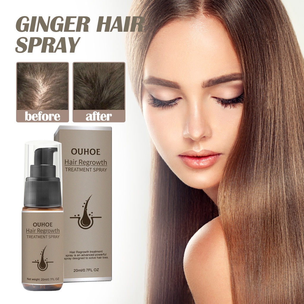 ginger-hair-growth-spray-tough-hair-massage-scalp-dense-hair-firming