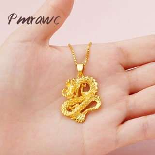 Real gold clearance dragon necklace