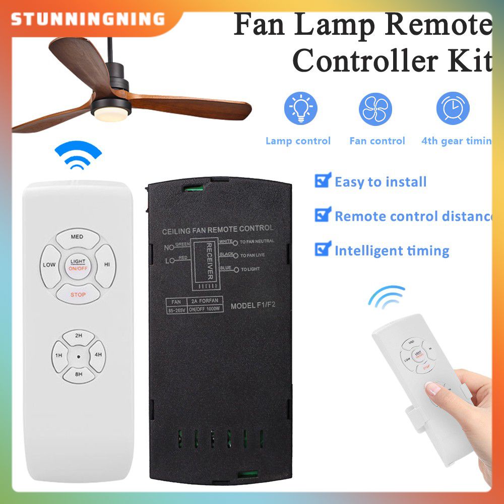 Dc Wireless Lamp Ceiling Fan Remote Controller Kit With Rf Remote