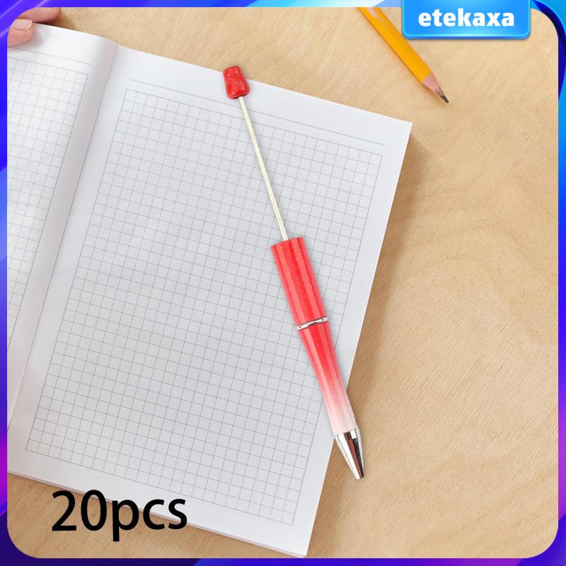 [Etekaxa] Ballpoint Pen Women Girls Rollerball Pen for Stationery Exam
