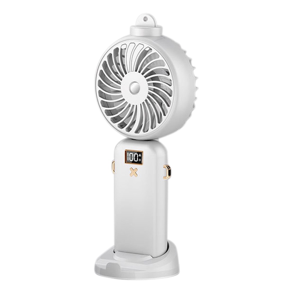 YQ8 Portable Hand-Held Fan Office Desktop Multifunctional Folding Air ...