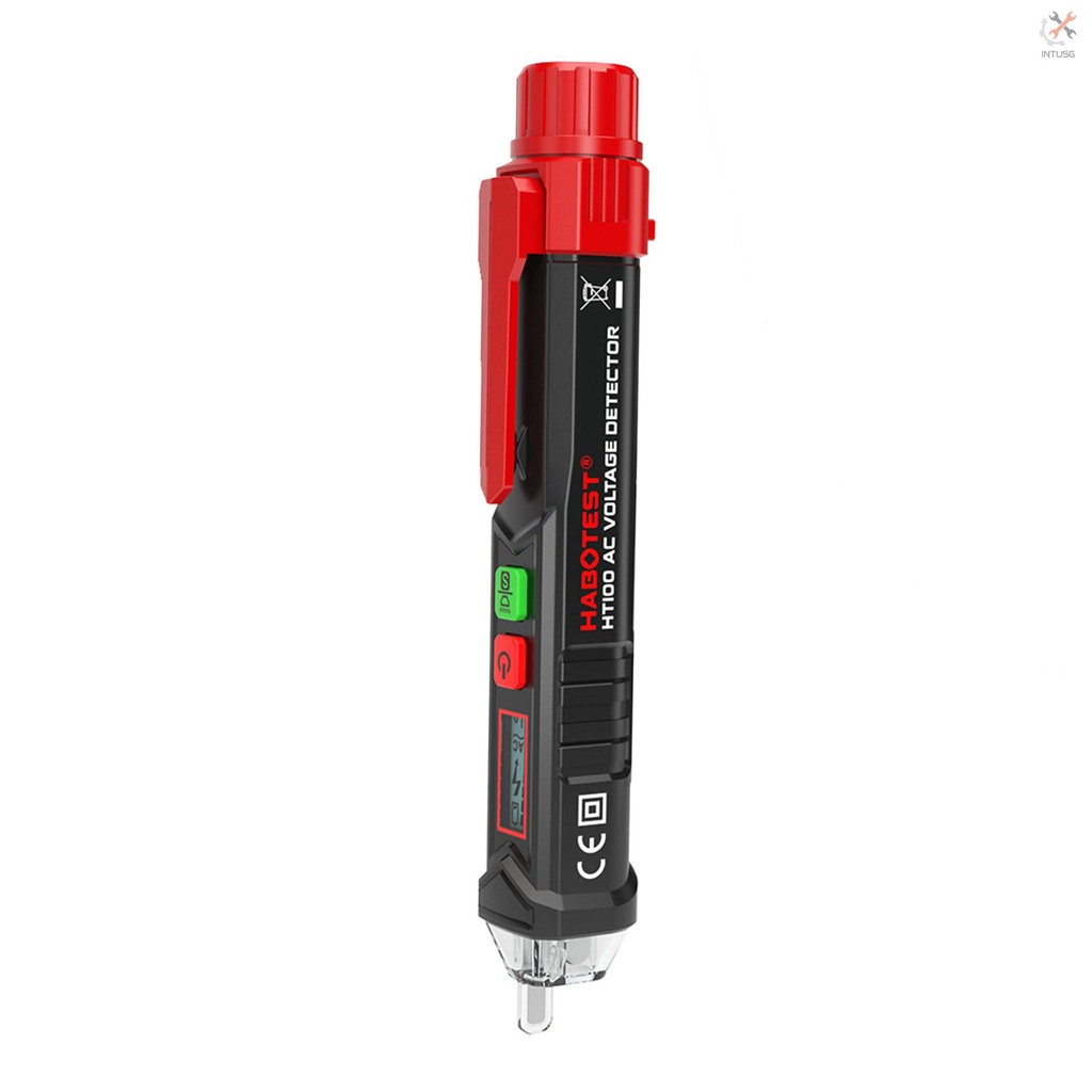 [intu] HABOTEST Portable Non-contact AC Voltage Tester Pen Shaped V～Alert Detector with Sound and Light Alarm