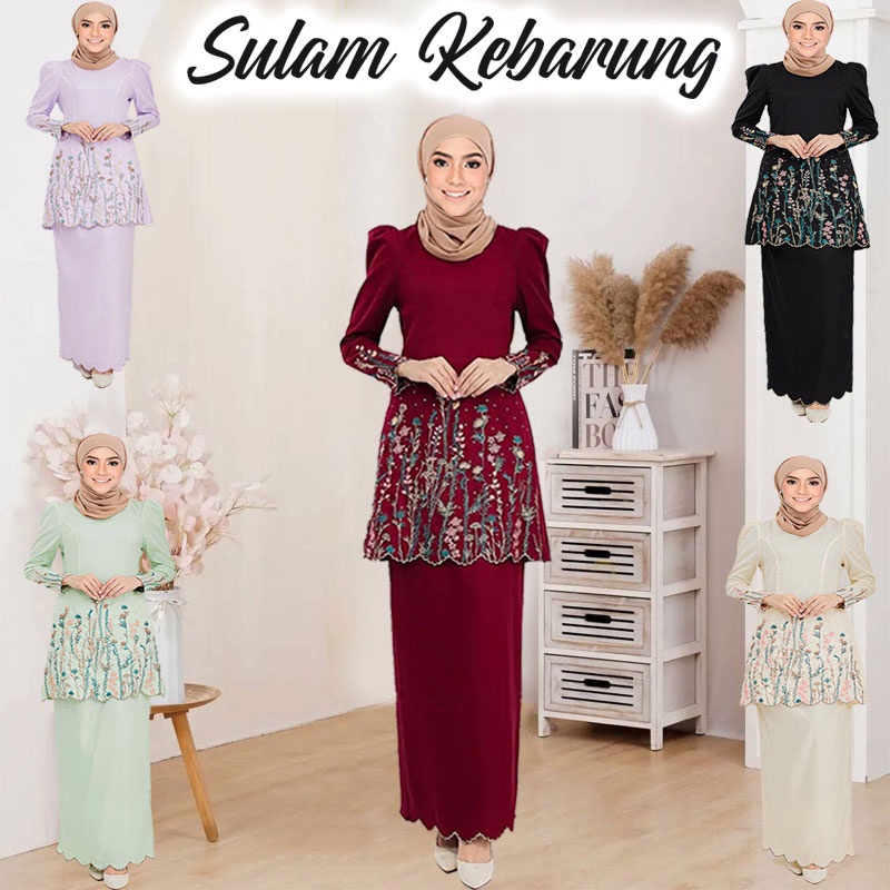 Raya 2023 Effie Kurung Baju Kurung Moden Sulaman Kurung Nikah Tunang