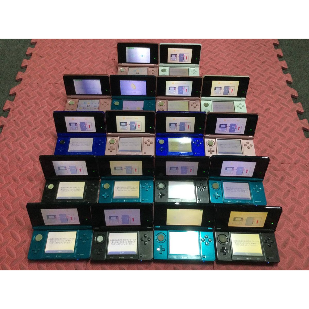 Nintendo 3DS CTR001 [JP Region Locked] (Choose from Flare Red , Pink