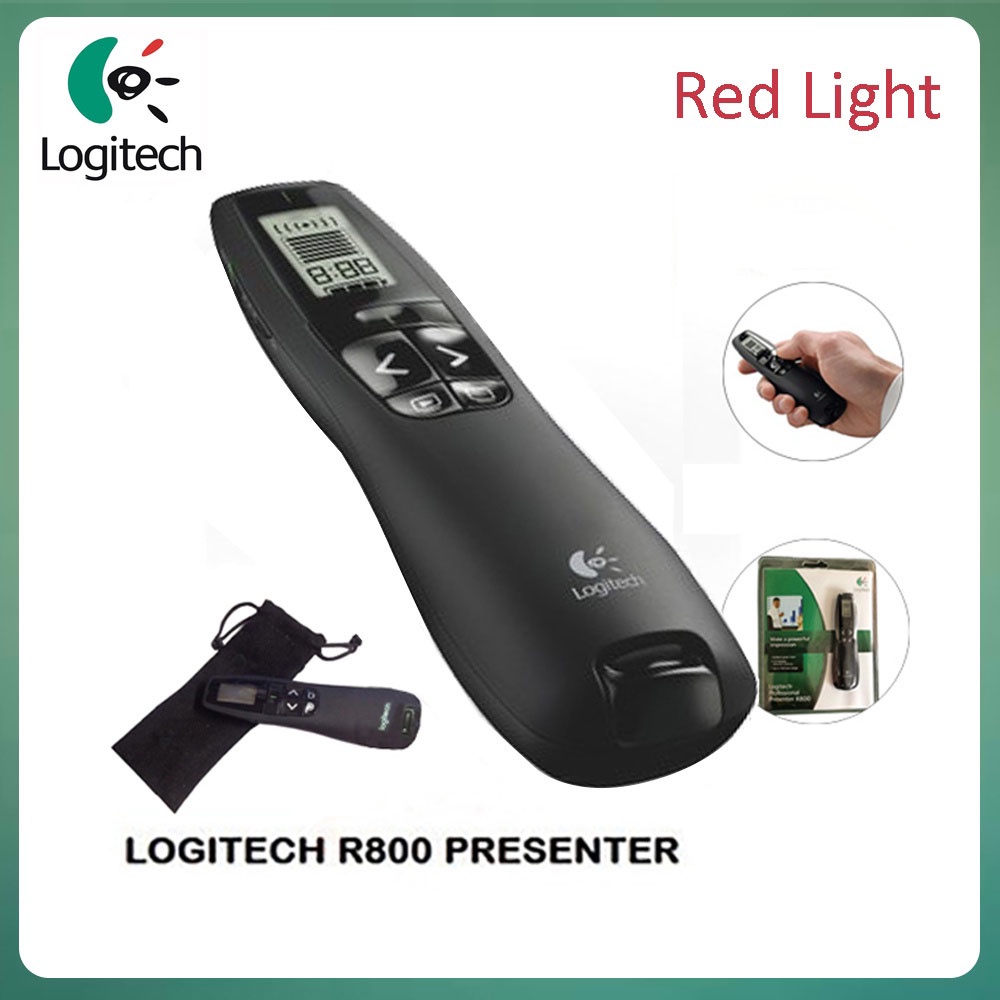 Logitech R800 Wireless Presenter Laser Pointer 2.4GHz Remote Control