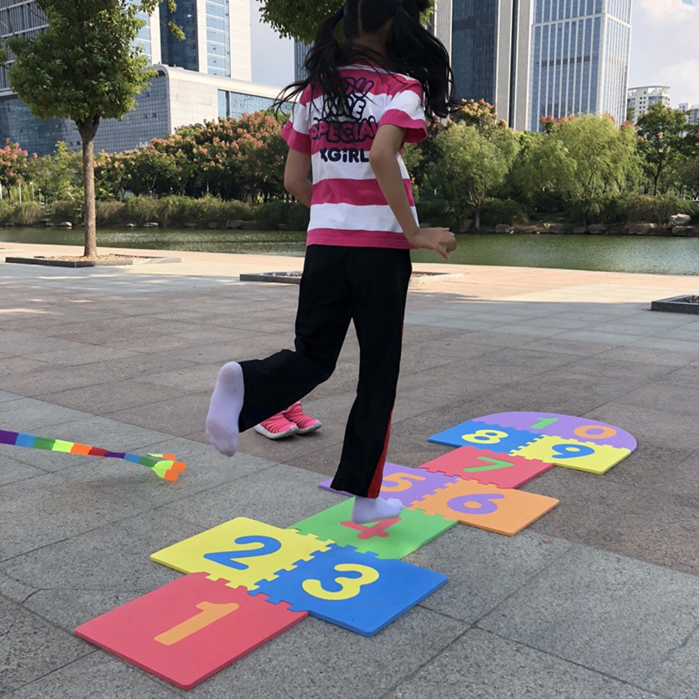 [MEET] Children Giant Hopscotch Mat Game Kids Soft EVA Foam ...