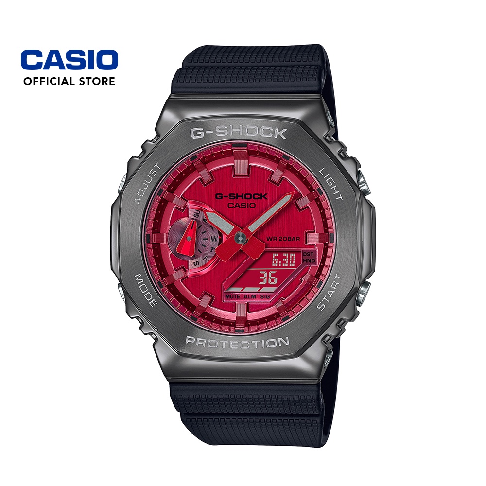 CASIO G SHOCK GM 2100 Men s Analog Digital Metal Covered Watch Resin Band Shopee Singapore