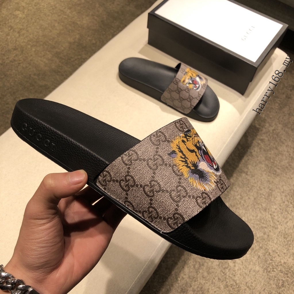 Gucci on sale lion slides