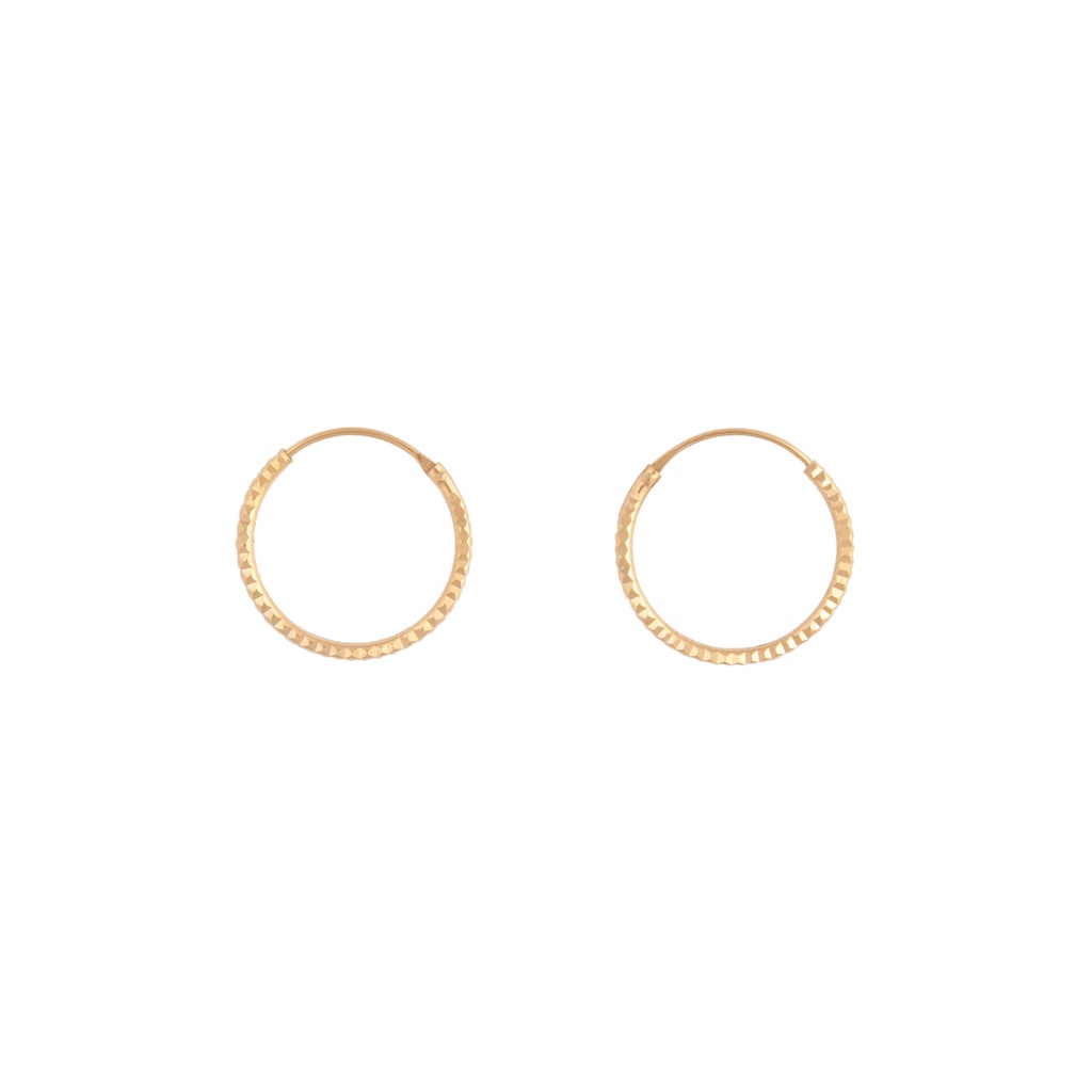 Gold plated sterling on sale silver hoop earrings