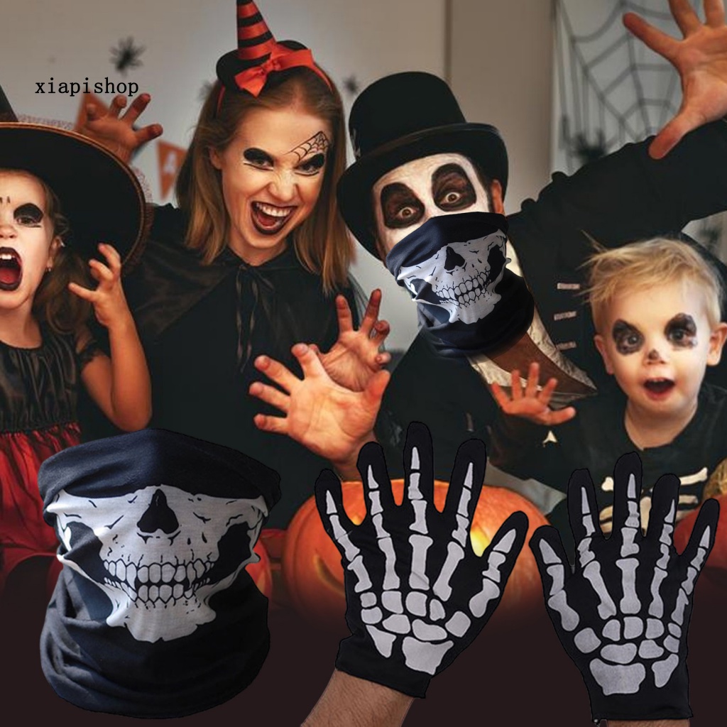 XPS Spooky Skeleton Costume Set Halloween Skeleton Costume Accessories