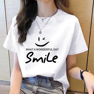  Sleeve Tee Letters Round Casual Tops Short Shirts Tunic Women  Blouse Printing Neck Women's Blouse Woman Shirts Summer Green : 服裝，鞋子和珠寶